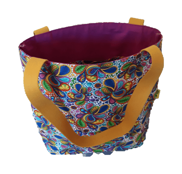 Sac tote bag unique "psychédélique"