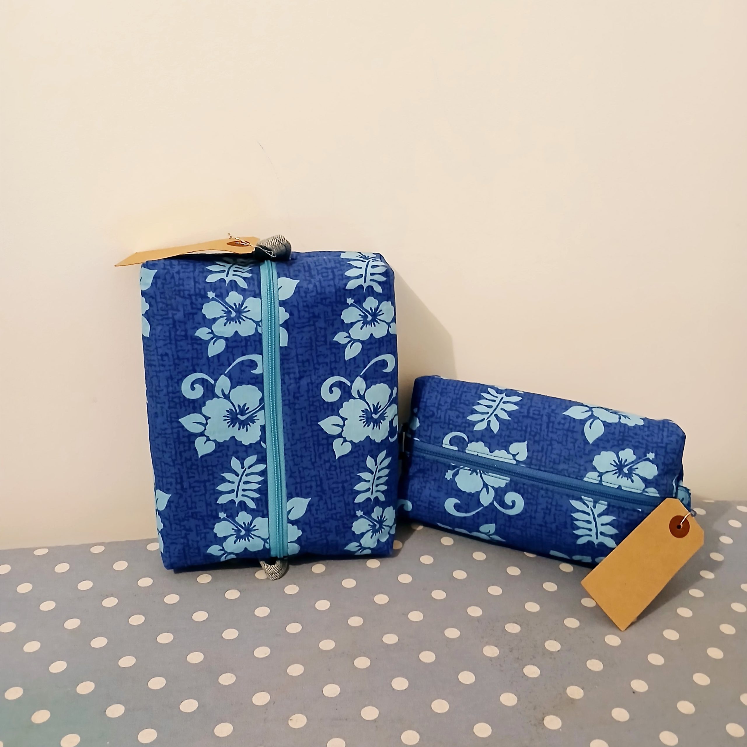 Grande trousse d'écolier doublée "madras"