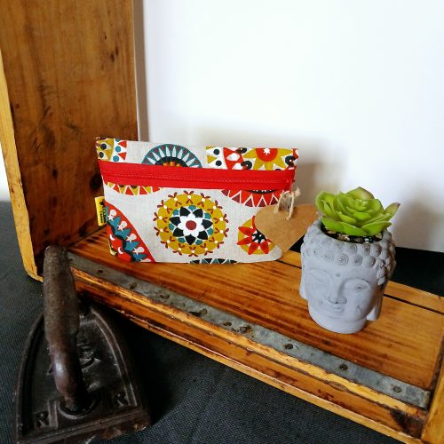trousse mandala rouge