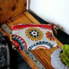 Trousse avec soufflet "mandala rouge"