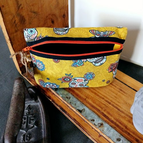 trousse soufflet tête de mort