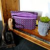 Trousse avec soufflet "violette"