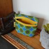Petite trousse/porte monnaie avec soufflet "cercles"