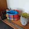 Petite trousse/porte monnaie avec soufflet "madras"