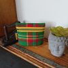 trousse madras vert