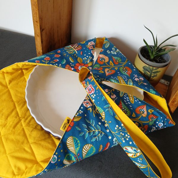 Sac à tarte molletonné "utile" jaune