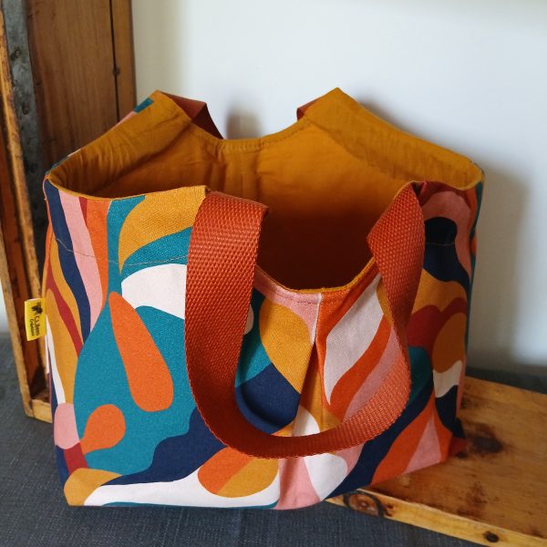 Sac panière unique "velouté"