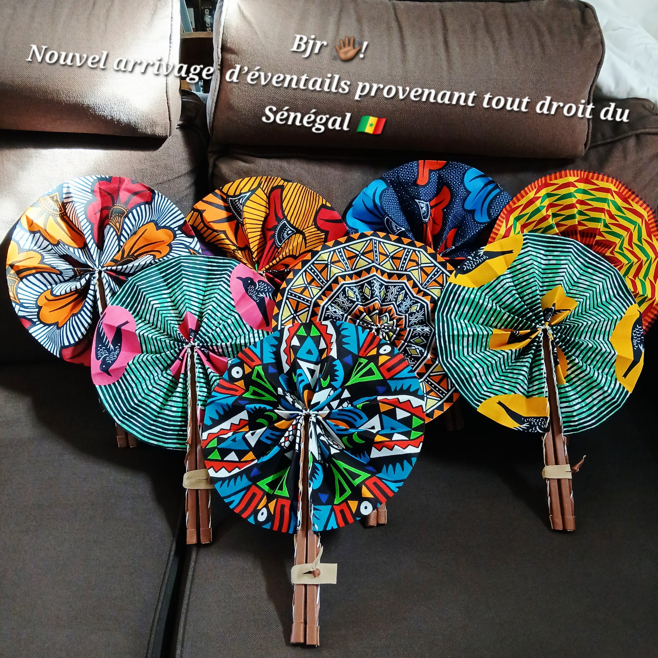 éventails sénégalais